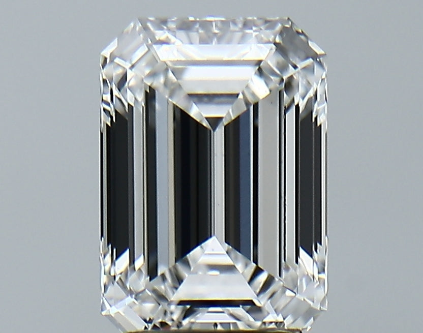 Lab-Grown 2.70 Carat Emerald Cut Diamond color E Clarity VS1 With GIA Certificate, precious stones, engagement diamonds