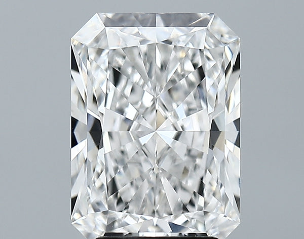 Lab-Grown 3.55 Carat Radiant Cut Diamond color E Clarity VVS2 With GIA Certificate, precious stones, engagement diamonds