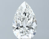 Lab-Grown 3.29 Carat Pear Shape Diamond color F Clarity VS2 With GIA Certificate, precious stones, engagement diamonds