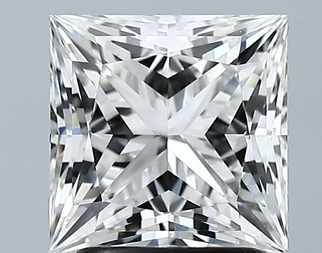 Lab-Grown 2.28 Carat Princess Cut Diamond color F Clarity VVS2 With GIA Certificate, precious stones, engagement diamonds