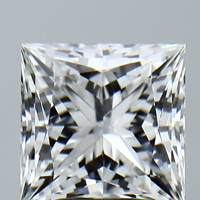 Lab-Grown 3.07 Carat Princess Cut Diamond color E Clarity VVS2, precious stones, engagement diamonds