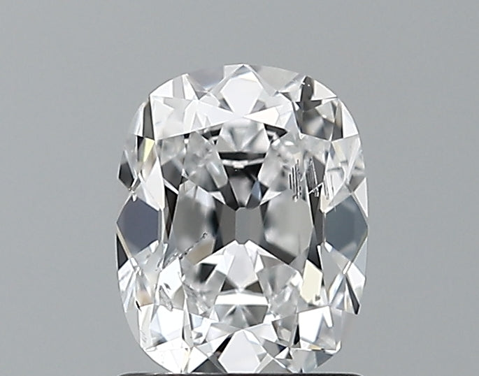 Lab-Grown 1.01 Carat Antique Cushion Cut Diamond color E Clarity SI2, precious stones, engagement diamonds