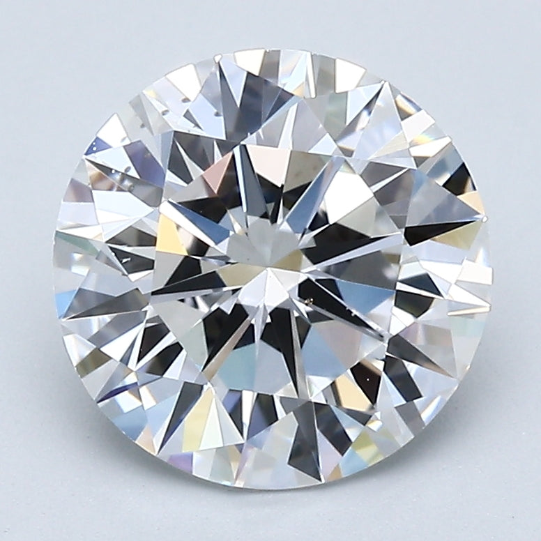 2.57 Carat Round Brilliant Natural Mined Diamond D Color VS2 Clarity With GIA Certificate, natural diamonds, precious stones, engagement diamonds