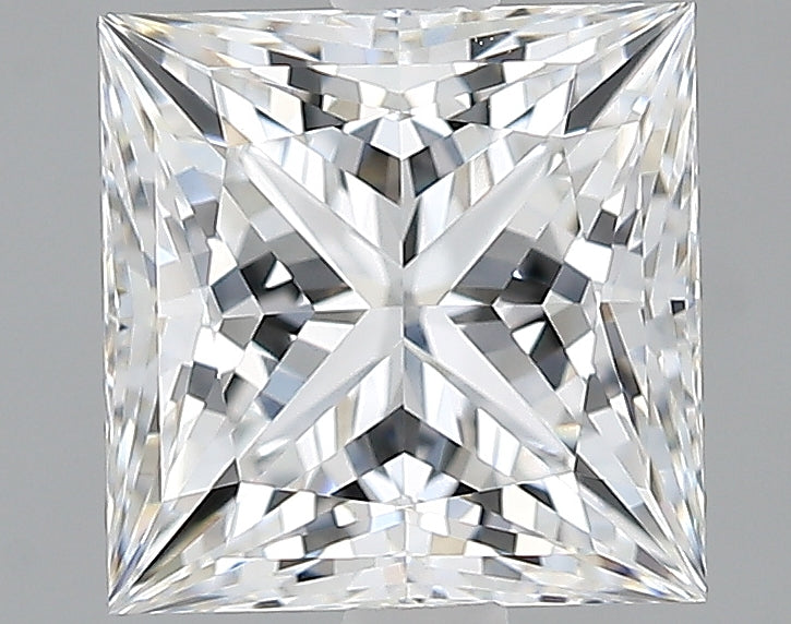 Lab-Grown 2.10 Carat Princess Cut Diamond color E Clarity VVS2, precious stones, engagement diamonds