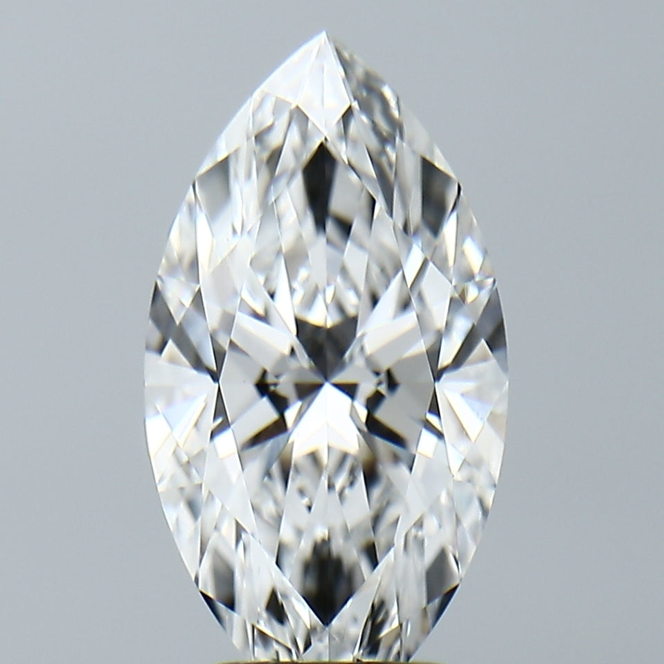 Lab-Grown 3.22 Carat Marquis Shape Diamond color E Clarity VVS2, precious stones, engagement diamonds