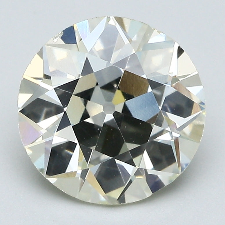 2.91 Carat Old European Cut Diamond color N Clarity VS2, natural diamonds, precious stones, engagement diamonds