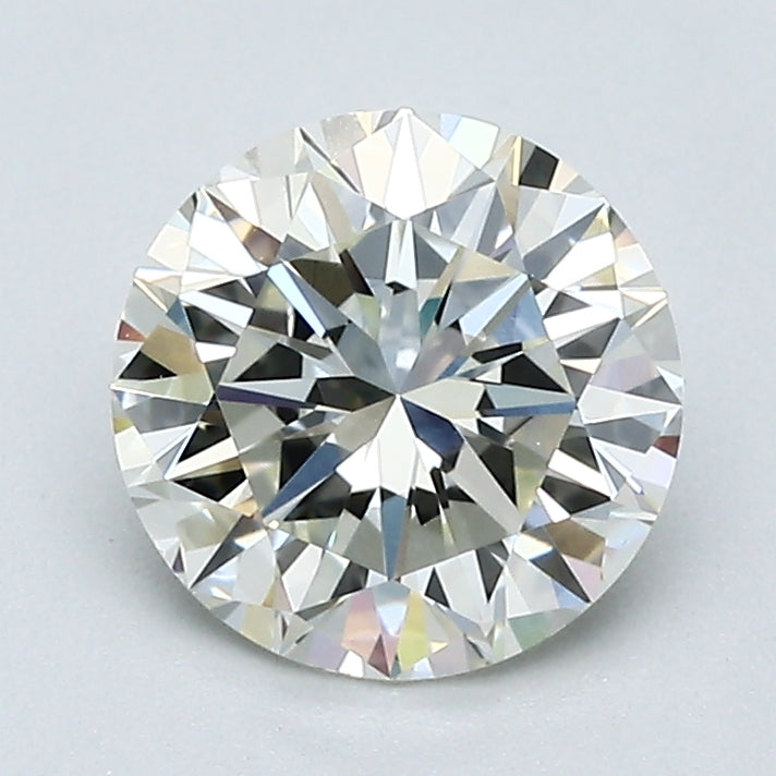 1.51 Carat Round Brilliant Diamond color K Clarity VS2, natural diamonds, precious stones, engagement diamonds