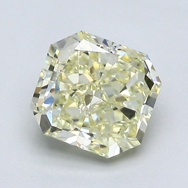 1.28 Carat Radiant Cut Natural Mined Diamond Fancy Light  Yellow Color VVS2 Clarity With GIA Certificate, natural diamonds, precious stones, engagement diamonds
