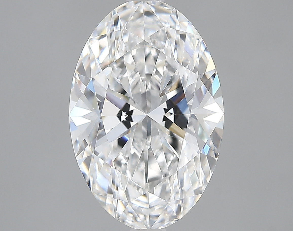 Lab-Grown 2.67 Carat Oval Shape Diamond color D Clarity VVS2, precious stones, engagement diamonds