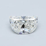 0.43 Carat Half Moon Shape Diamond color H Clarity SI1, natural diamonds, precious stones, engagement diamonds