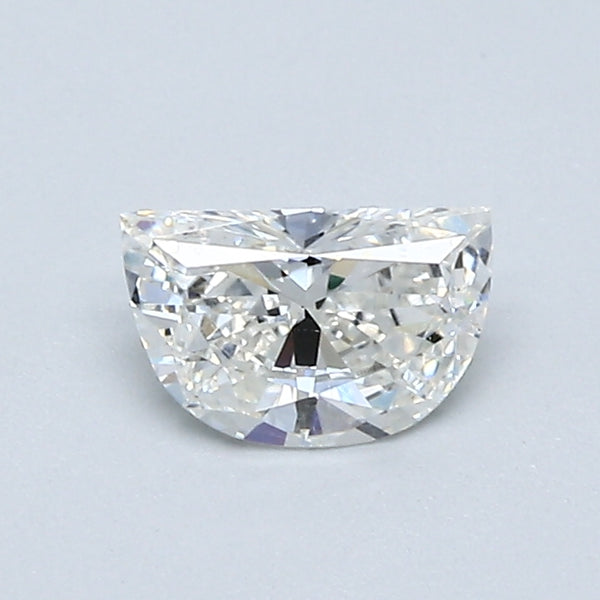 0.43 Carat Half Moon Shape Diamond color H Clarity SI1, natural diamonds, precious stones, engagement diamonds