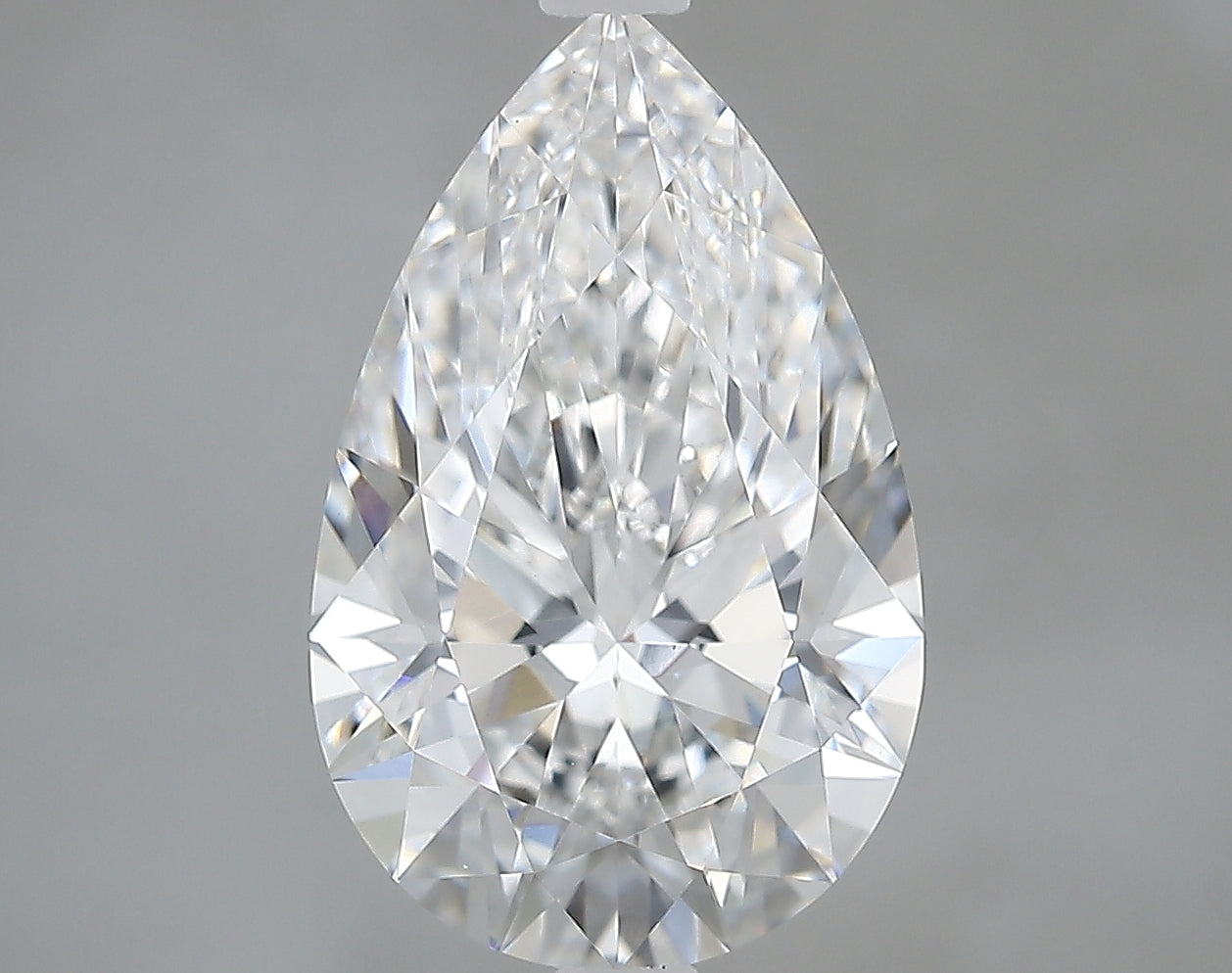 Lab-Grown 2.89 Carat Pear Shape Diamond color E Clarity VS1 With GIA Certificate, precious stones, engagement diamonds