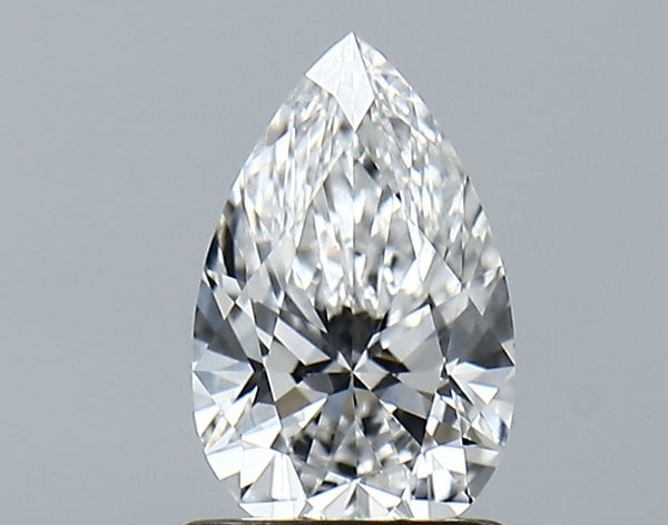 Lab-Grown 1.02 Carat Pear Shape Diamond color E Clarity VVS2, precious stones, engagement diamonds