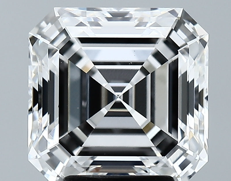 Lab-Grown 4.18 Carat Asscher Cut Diamond color E Clarity VS1 With GIA Certificate, precious stones, engagement diamonds