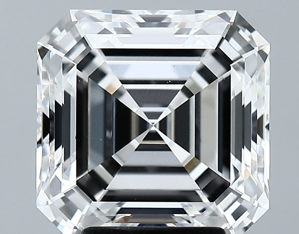 Lab-Grown 4.18 Carat Asscher Cut Diamond color E Clarity VS1 With GIA Certificate, precious stones, engagement diamonds