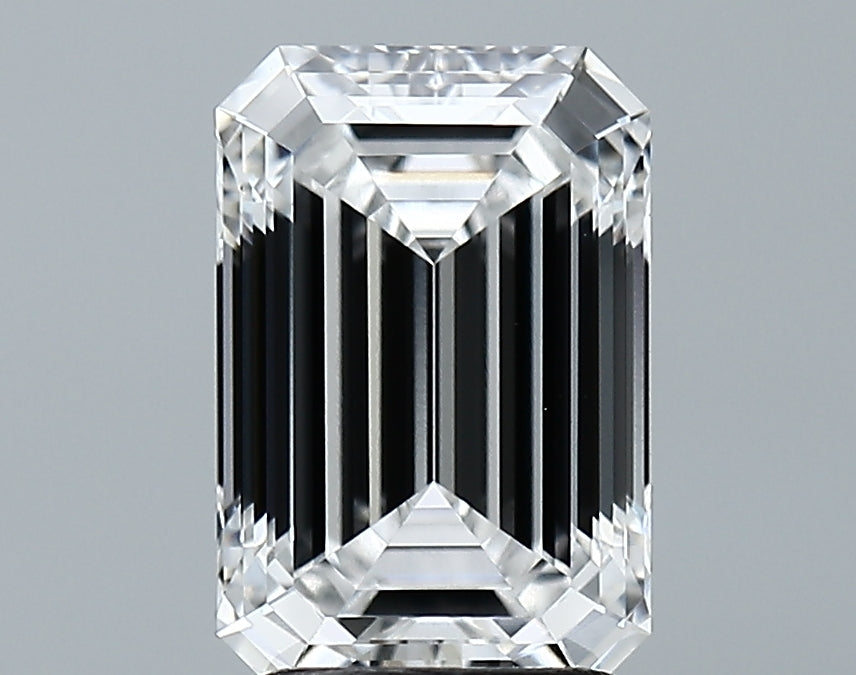 Lab-Grown 2.55 Carat Emerald Cut Diamond color D Clarity VS1 With GIA Certificate, precious stones, engagement diamonds