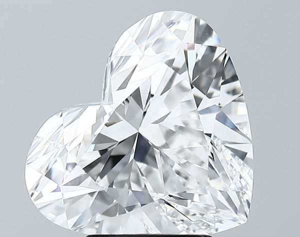 Lab-Grown 4.39 Carat Heart Shape Diamond color E Clarity VVS2 With GIA Certificate, precious stones, engagement diamonds