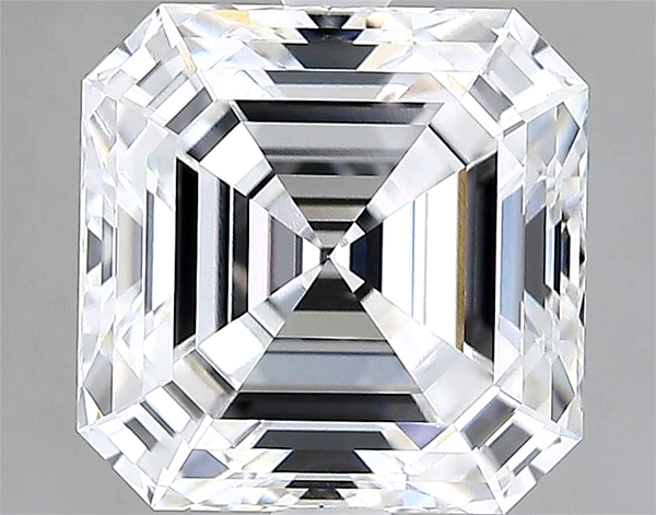 Lab-Grown 2.76 Carat Asscher Cut Diamond color E Clarity VVS1 With GIA Certificate, precious stones, engagement diamonds