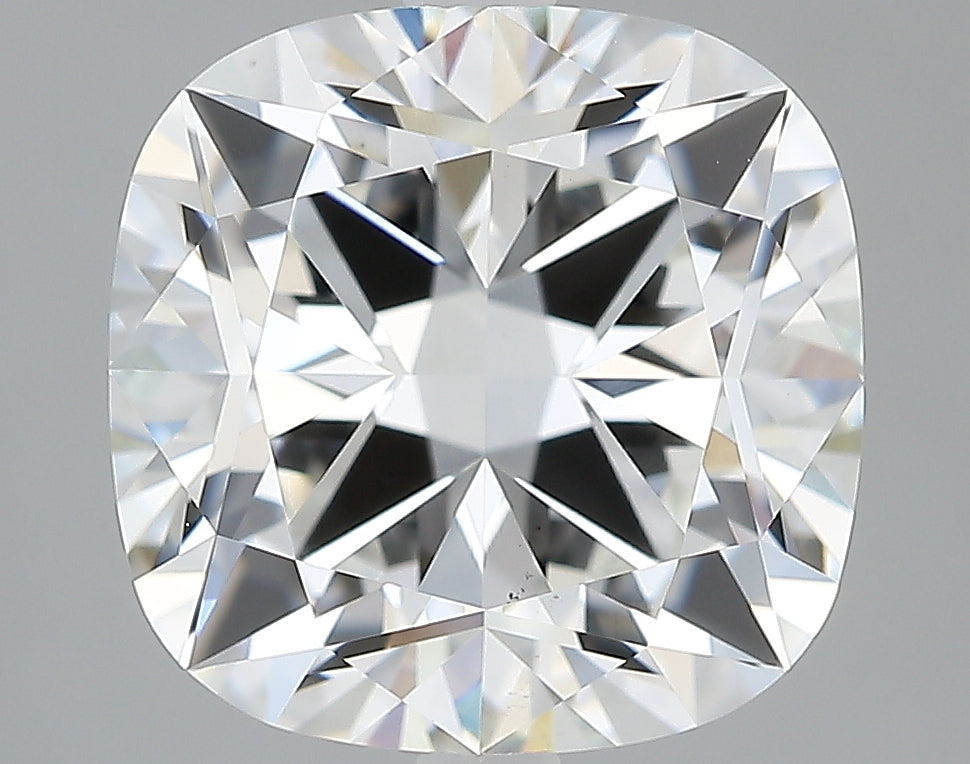 Lab-Grown 4.10 Carat Square Cushion Cut Diamond color F Clarity VVS2, precious stones, engagement diamonds
