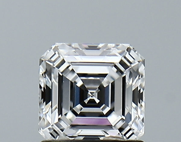 Lab-Grown 1.04 Carat Asscher Cut Diamond color D Clarity VS1 With GIA Certificate, precious stones, engagement diamonds