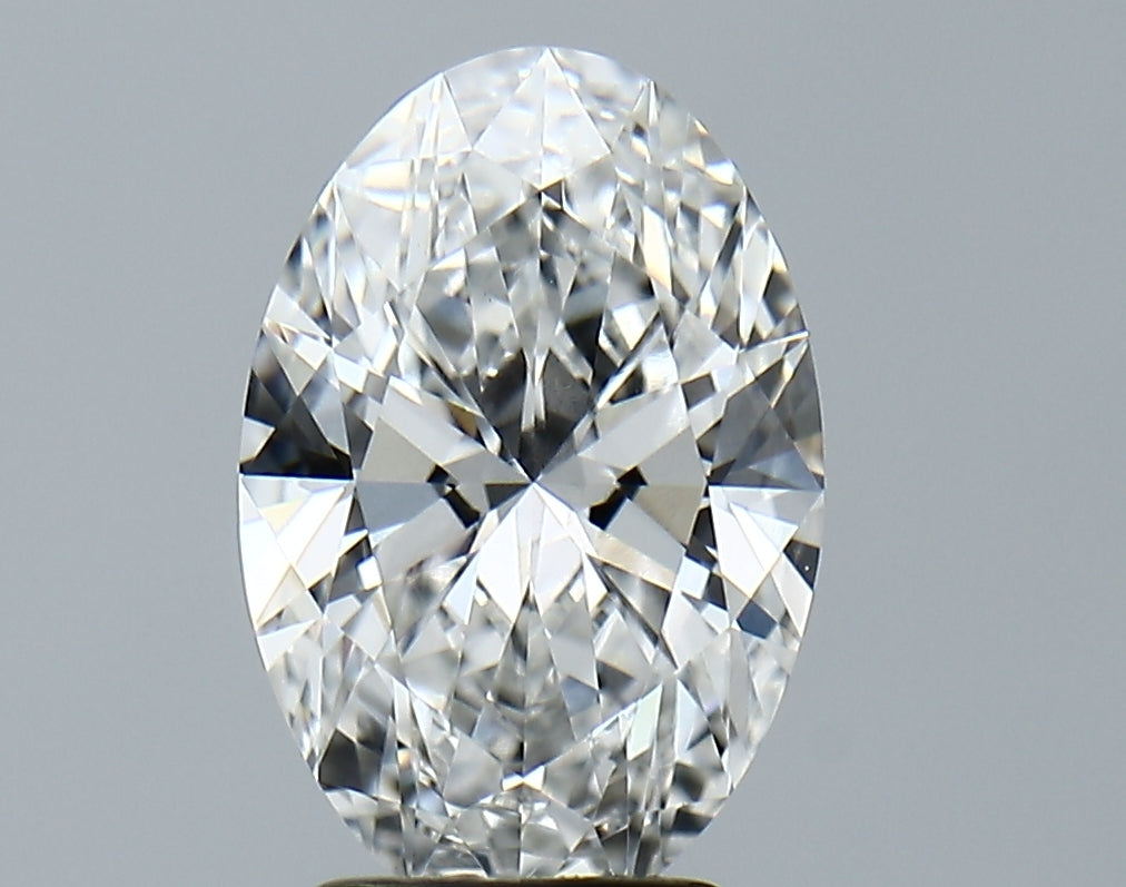 Lab-Grown 2.70 Carat Oval Shape Diamond color E Clarity VVS2, precious stones, engagement diamonds