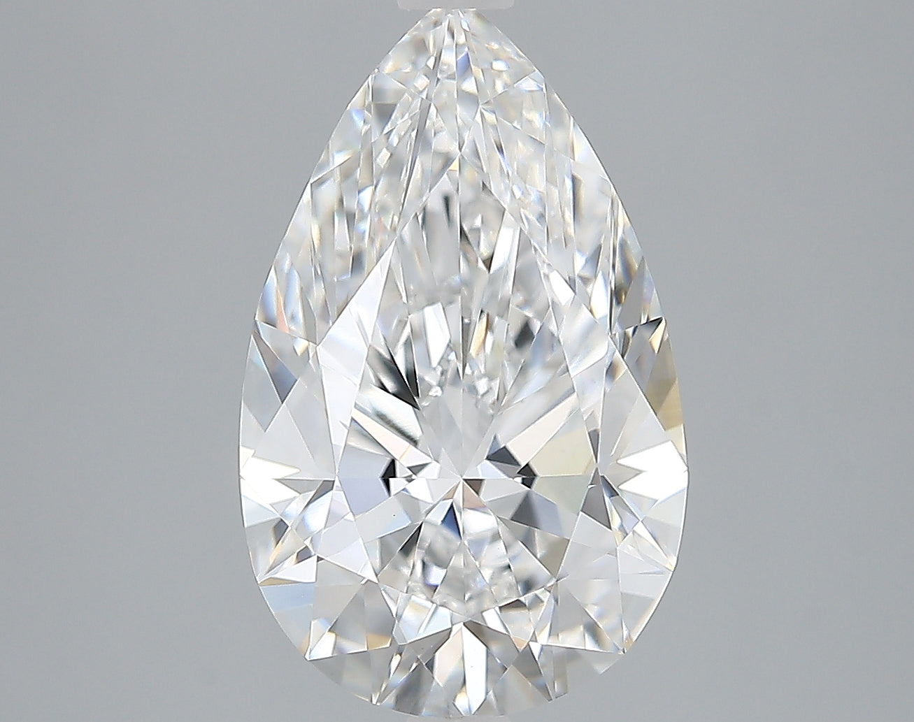 Lab-Grown 3.23 Carat Pear Shape Diamond color E Clarity VVS2, precious stones, engagement diamonds
