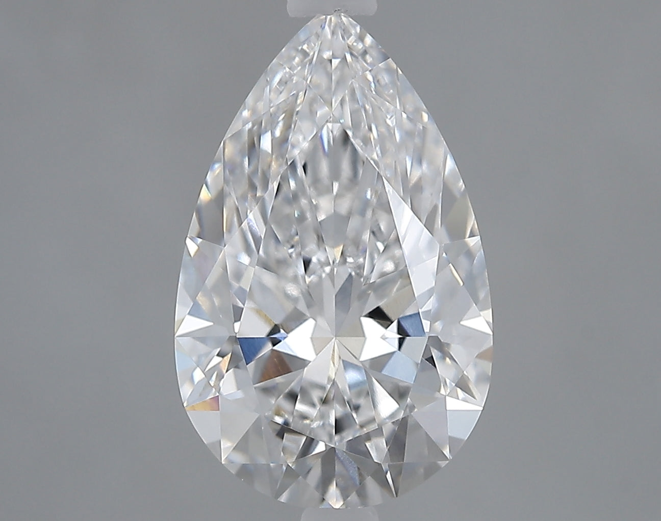 Lab-Grown 3.06 Carat Pear Shape Diamond color D Clarity VVS2 With GIA Certificate, precious stones, engagement diamonds