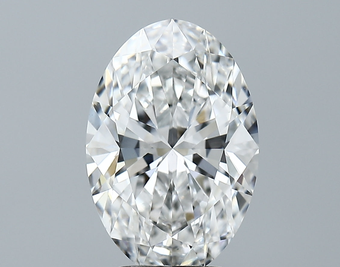 Lab-Grown 3.61 Carat Oval Shape Diamond color E Clarity VVS2, precious stones, engagement diamonds