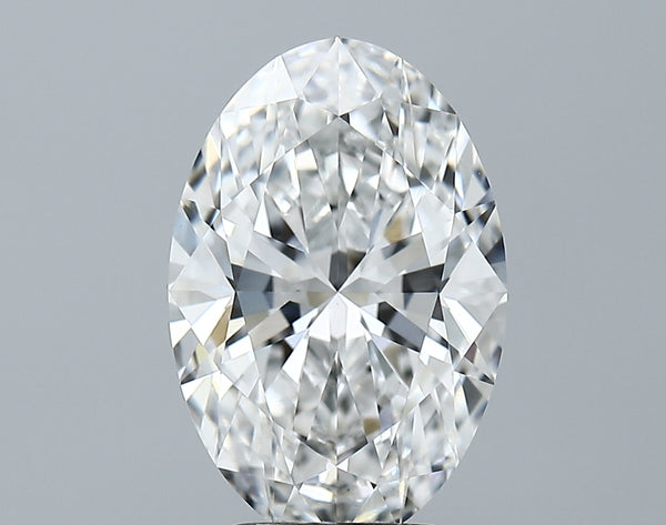 Lab-Grown 3.61 Carat Oval Shape Diamond color E Clarity VVS2, precious stones, engagement diamonds