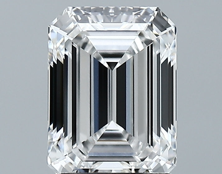 Lab-Grown 2.06 Carat Emerald Cut Diamond color D Clarity VVS2 With GIA Certificate, precious stones, engagement diamonds