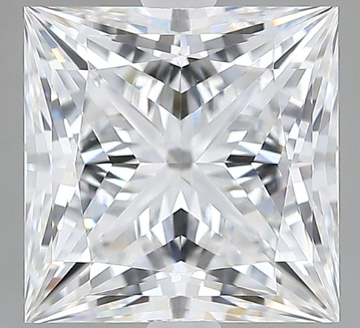 Lab-Grown 3.31 Carat Princess Cut Diamond color D Clarity VS1 With GIA Certificate, precious stones, engagement diamonds