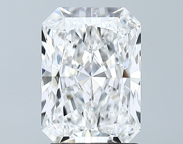 Lab-Grown 2.11 Carat Radiant Cut Diamond color E Clarity VS1 With GIA Certificate, precious stones, engagement diamonds