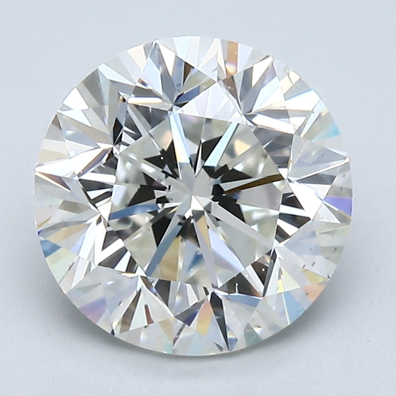 2.76 Carat Round Brilliant Natural Mined Diamond I Color SI2 Clarity With GIA Certificate, natural diamonds, precious stones, engagement diamonds