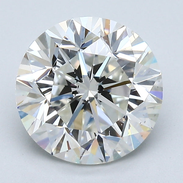 2.76 Carat Round Brilliant Natural Mined Diamond I Color SI2 Clarity With GIA Certificate, natural diamonds, precious stones, engagement diamonds