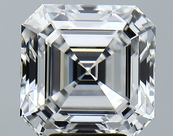 Lab-Grown 4.61 Carat Asscher Cut Diamond color E Clarity VVS2 With GIA Certificate, precious stones, engagement diamonds