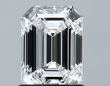 Lab-Grown 1.36 Carat Emerald Cut Diamond color D Clarity VS2 With GIA Certificate, precious stones, engagement diamonds