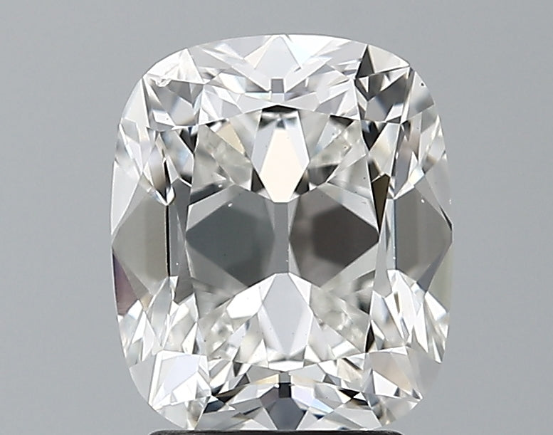 Lab-Grown 2.32 Carat Antique Cushion Cut Diamond color G Clarity SI1 With GIA Certificate, precious stones, engagement diamonds