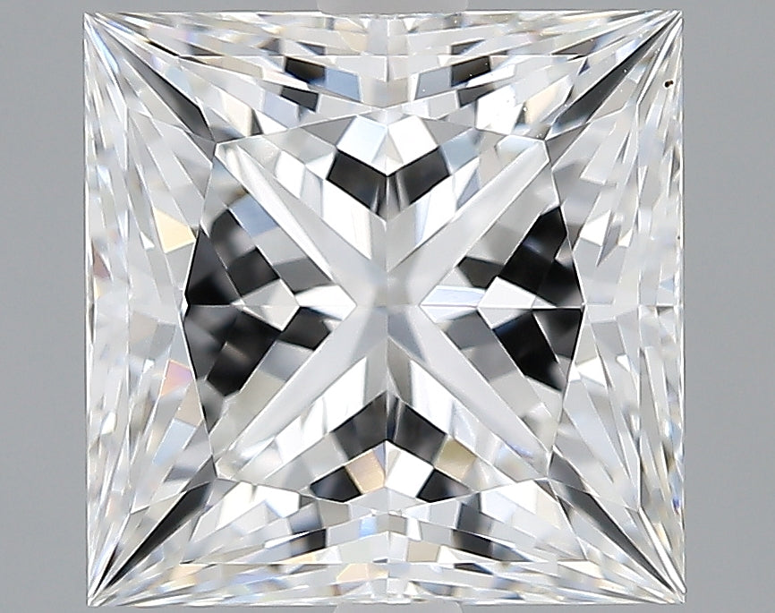 Lab-Grown 3.70 Carat Princess Cut Diamond color E Clarity VVS2, precious stones, engagement diamonds