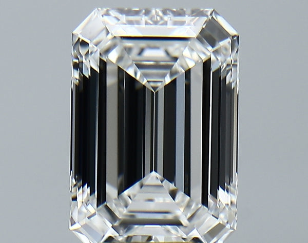Lab-Grown 3.86 Carat Emerald Cut Diamond color E Clarity VVS2, precious stones, engagement diamonds