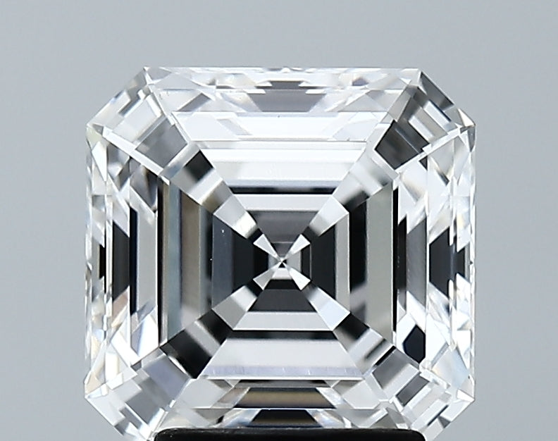 Lab-Grown 3.04 Carat Asscher Cut Diamond color E Clarity VS1 With GIA Certificate, precious stones, engagement diamonds