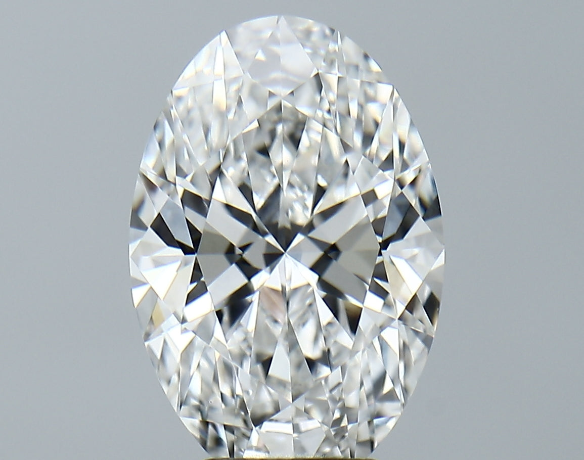 Lab-Grown 4.70 Carat Oval Shape Diamond color D Clarity VVS2, precious stones, engagement diamonds