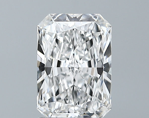 Lab-Grown 1.71 Carat Radiant Cut Diamond color E Clarity VVS2 With GIA Certificate, precious stones, engagement diamonds