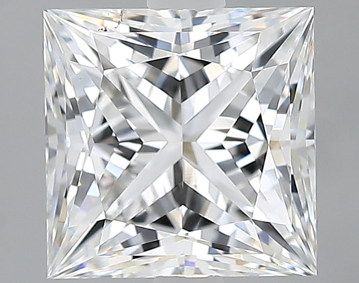 Lab-Grown 2.08 Carat Princess Cut Diamond color D Clarity VVS2, precious stones, engagement diamonds
