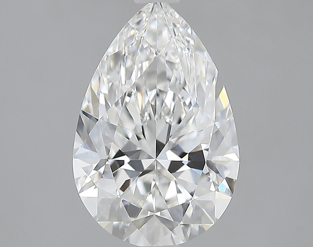 Lab-Grown 2.02 Carat Pear Shape Diamond color E Clarity VVS2, precious stones, engagement diamonds
