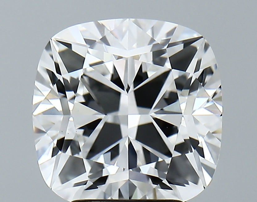 Lab-Grown 3.73 Carat Square Cushion Cut Diamond color E Clarity VS1, precious stones, engagement diamonds