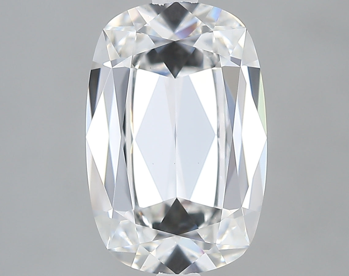Lab-Grown 2.74 Carat Antique Cushion Cut Diamond color E Clarity VS2 With GIA Certificate, precious stones, engagement diamonds