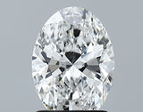 Lab-Grown 1.55 Carat Oval Shape Diamond color E Clarity VVS2 With GIA Certificate, precious stones, engagement diamonds