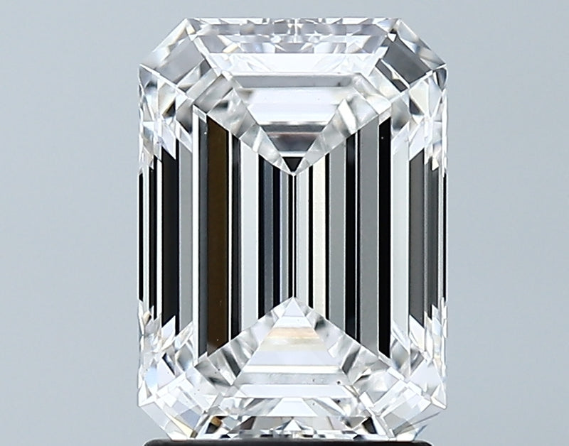 Lab-Grown 2.10 Carat Emerald Cut Diamond color E Clarity VS2 With GIA Certificate, precious stones, engagement diamonds