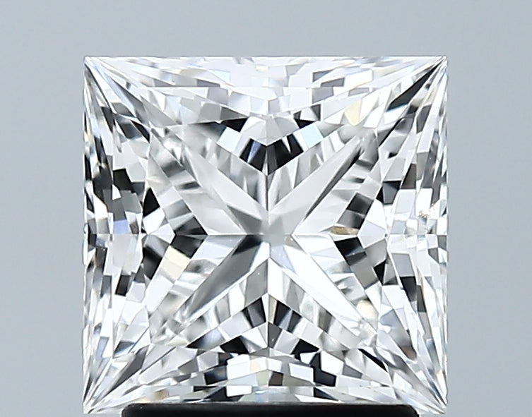 Lab-Grown 2.38 Carat Princess Cut Diamond color F Clarity VVS2 With GIA Certificate, precious stones, engagement diamonds
