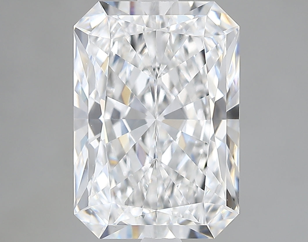 Lab-Grown 3.14 Carat Radiant Cut Diamond color E Clarity VVS2 With GIA Certificate, precious stones, engagement diamonds
